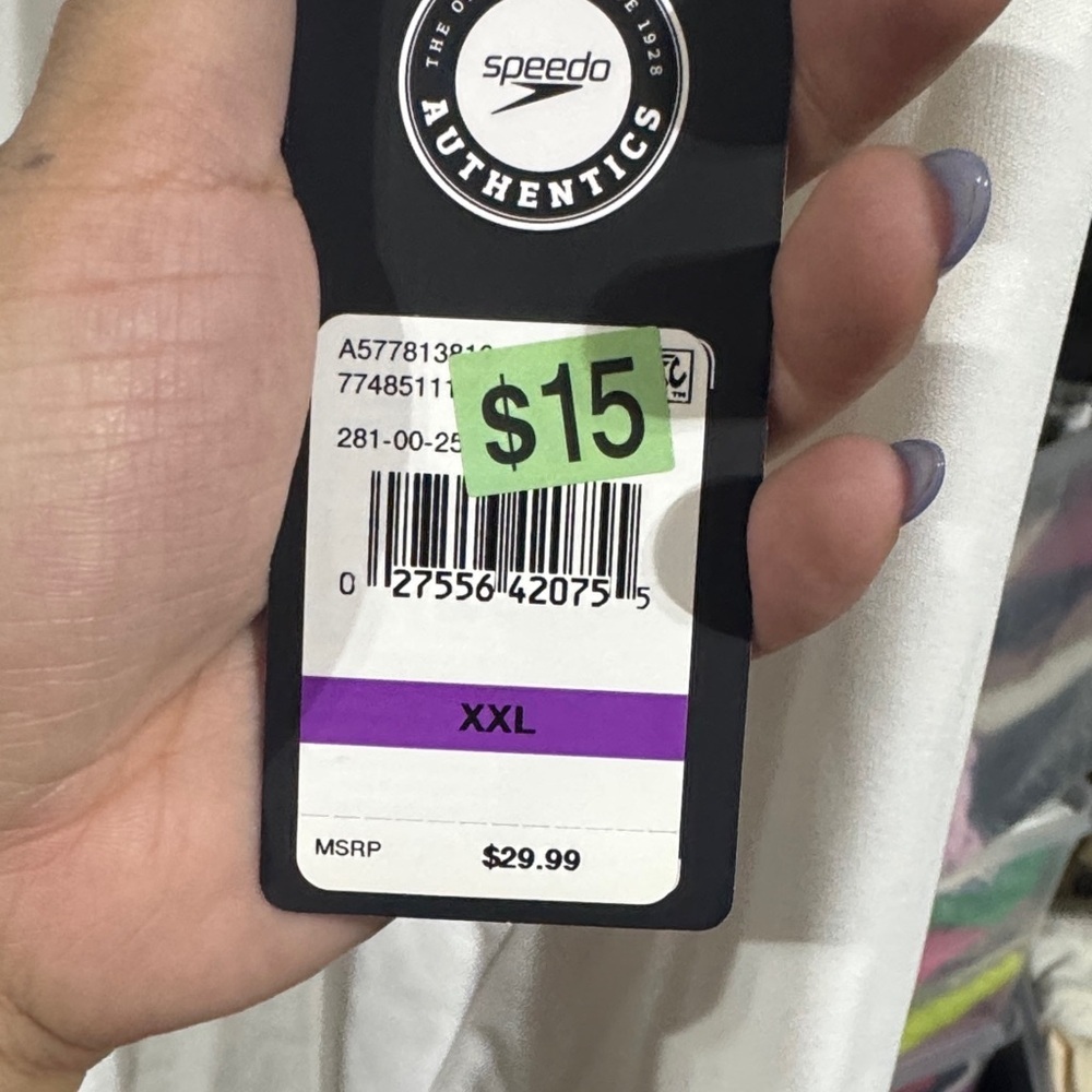Speedo White Long Sleeve Shirt - Picture 4 of 5